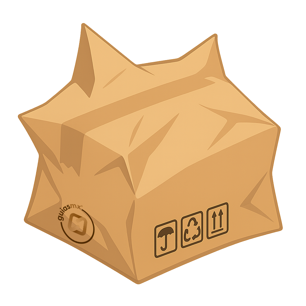 Caja con forma irregular